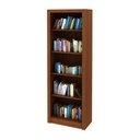 Ver imagem 3 de Escritório com Mesa para Computador 2 Gavetas com Armário Prateleiras Portas Amendoa - Fdecor