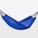 Ver imagem 1 de Rede de Dormir Descanso Nylon Garimpeira Camping Azul