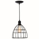 Ver imagem 4 de Pendente Trio Aramado Poptem veneza com lâmpada st58 220v preto