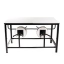 Ver imagem 2 de Mesa Refeitorio Savoia 04 Lugares com Banco Rebativel - Escamotiavel