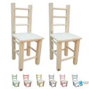 Ver imagem 1 de 2 Cadeiras Cadeirinhas Infantil de Madeira Maciça Super Resistente