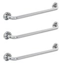 Ver imagem 1 de Barra Alça de Apoio 80cm Kit 3 Uni Casa Banheiro Corrimao Box Escada Suporte Idoso Gestante Crianç