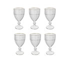 Ver imagem 1 de Taça Lyor Imperial de Cristal com Fio de Ouro 330ml 5740