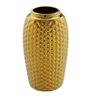 Vaso de Cerâmica Dourado Alto G - 1