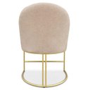 Ver imagem 4 de Poltrona Decorativa com Pés Metálico Lua - Bege