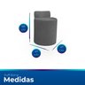 Kit Puff Banqueta Alto Confortável Reforçado Minimalista Roma Suede - 7