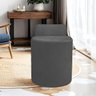 Kit Puff Banqueta Alto Confortável Reforçado Minimalista Roma Suede - 2
