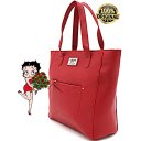 Ver imagem 2 de Bolsa Feminina Tote Grande Betty Boop Semax Classic Boop Bp1703 Vermelho Original - Vermelho