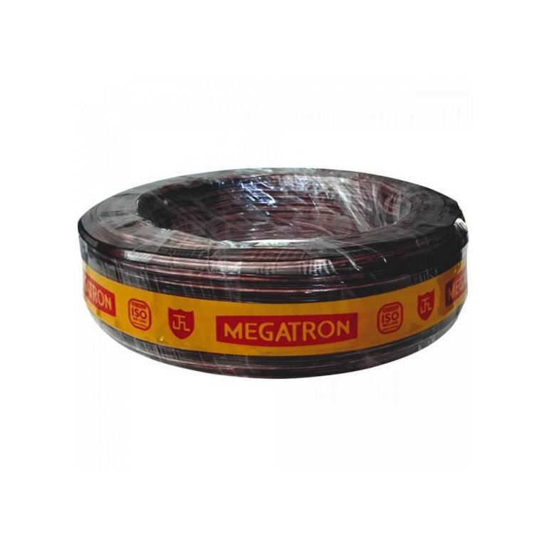 Cabo para Som 2x0,458mm² Cristal Megatron - Rl / 100 Cabo para Som 2x0,458mm² Cristal Megatron - Rl / 100