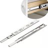 2 Pares de Corrediças Trilho Telescópico Ligth 25cm Gaveta Móvel 18kg - 6
