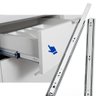 2 Pares de Corrediças Trilho Telescópico Ligth 25cm Gaveta Móvel 18kg - 5