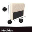 Ver imagem 2 de Cabeceira Casal King Cama Box Estofada Cristal 195 cm Veludo
