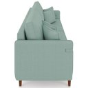 Ver imagem 7 de Sofá 3 Lugares Living 232cm Pé Madeira Zoe Boucle Pistache Z08 - Mpozenato