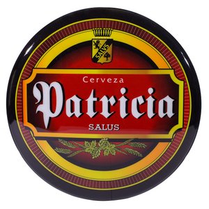 Luminoso de Parede Cerveja Patricia Retrô Vintage para Bar, Garagem, Churrasqueira, Espaço Gourmet