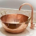 Ver imagem 2 de Cuba de Apoio Cobre Puro com Alças de Bronze e Válvula 20l