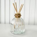 Ver imagem 2 de Difusor Decorativo Dourado de Vidro com Detalhe Pedrarias