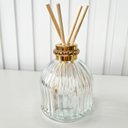 Ver imagem 3 de Difusor Decorativo Dourado de Vidro com Detalhe Pedrarias