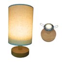 Ver imagem 1 de Luminaria Abajur Mesa 3 Tons Minimalista Led Usb Iluminaçao Regulavel Cabeceira Decoraçao Quarto Sal
