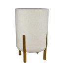 Ver imagem 1 de Vaso para Plantas Cilindrico Decore 34 Off White - Japi