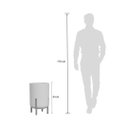 Ver imagem 4 de Vaso para Plantas Cilindrico Decore 34 Off White - Japi