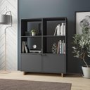 Ver imagem 1 de Estante Livreiro 2 Portas 4 Nichos Nomad Appunto