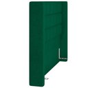 Ver mais imagens de Kit Cabeceira Cama Box Paris 140 Cm com Puff Recamier Itália P05 Bouclê Verde - Lyam Decor