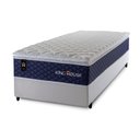 Ver imagem 3 de Conjunto Cama Box Solteiro c/ Molas Ensacadas Lagras Branco 88x188x66