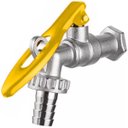 Ver imagem 1 de Torneira de Metal com Porta Cadeado para Jardim Quintal Tanque 1/2" | Hayom