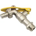 Ver imagem 4 de Torneira de Metal com Porta Cadeado para Jardim Quintal Tanque 1/2" | Hayom