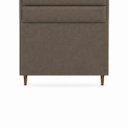 Ver imagem 6 de Cabeceira para Cama Solteiro Estofada ,088 Mts Iza Vilajo: Suede Marrom
