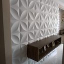 Ver imagem 4 de Kit de 22 Placas Decorativa 3D Revestimento Modelo Primavera Rendimento 5,5M²