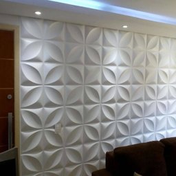 Kit de 22 Placas Decorativa 3D Revestimento Modelo Primavera Rendimento 5,5M² - 1