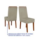 Ver mais imagens de Conjunto Sala De Jantar Madeira Maciça Com Vidro 6 Cadeiras Califórnia 