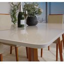 Ver imagem 6 de Conjunto Sala De Jantar Madeira Maciça Com Vidro 6 Cadeiras Califórnia 