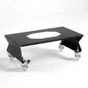 Ver imagem 1 de Suporte Apoio Gabinete Computador de Chão Alto com rodinhas