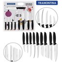Ver imagem 3 de Kit com 10 Jogos de Facas 9 Peças Preto Tramontina Plenus