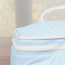 Ver imagem 3 de Bolsa Frasqueira Térmica 6 Litros Impermeável: Azul Bebê