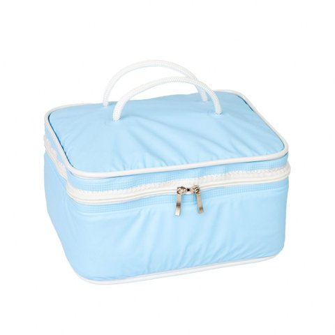 Bolsa Frasqueira Térmica 6 Litros Impermeável: Azul Bebê