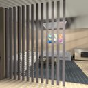 Ver imagem 1 de Brise Wpc 2,90mx10cmx5cm - Divisor de Ambientes