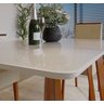 Conjunto Sala De Jantar Mesa Madeira Maciça 4 Cadeiras Califórnia  - 6