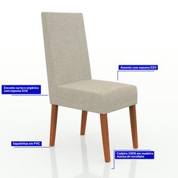 Conjunto Sala De Jantar Mesa Madeira Maciça 4 Cadeiras Califórnia  - 7