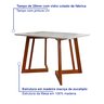 Conjunto Sala De Jantar Mesa Madeira Maciça 4 Cadeiras Califórnia  - 9