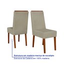 Ver mais imagens de Conjunto Sala De Jantar Mesa Madeira Maciça 4 Cadeiras Califórnia