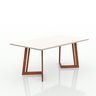 Conjunto Sala De Jantar Mesa Madeira Maciça 4 Cadeiras Califórnia  - 4