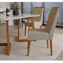 Ver imagem 5 de Conjunto Sala De Jantar Mesa Madeira Maciça 4 Cadeiras Califórnia