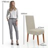 Conjunto Sala De Jantar Mesa Madeira Maciça 4 Cadeiras Califórnia  - 5