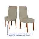 Ver mais imagens de Conjunto Sala De Jantar Mesa Madeira Maciça 4 Cadeiras Califórnia 