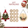 Kit Decorativo com Frases de Natal para Porta - 2