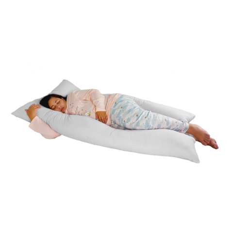 Travesseiro Gigante 170x80cm Happy Line - Branco