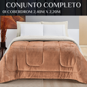 Ver imagem 6 de Coberdron Queen Size Everest Edredom Luxuoso Quentinho:terracota